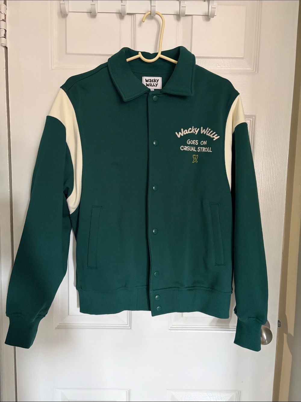 Women's Forest Green Contrast Sleeve Jacket
